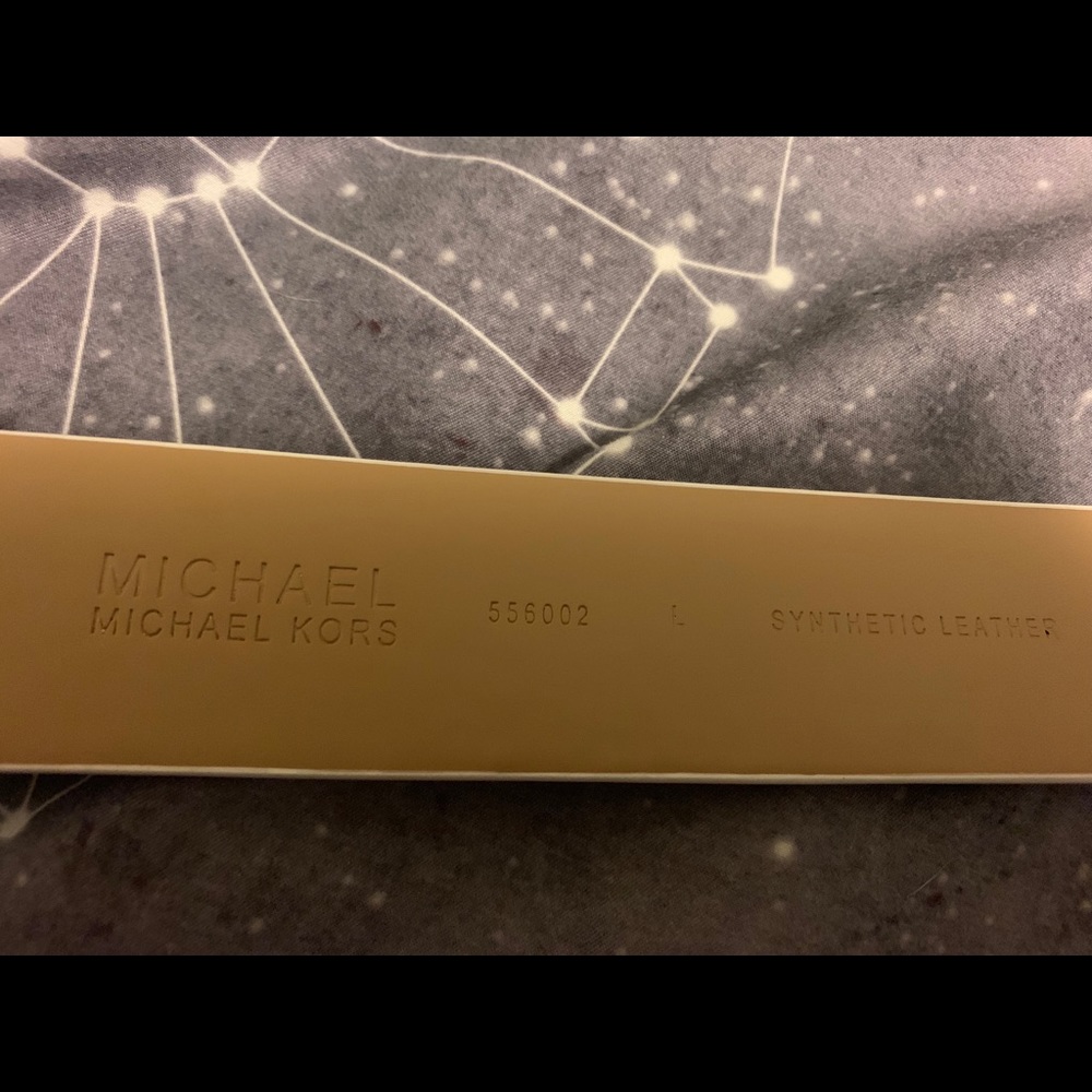 LAST ONE White Michael Kors belt - Picture 5 of 6